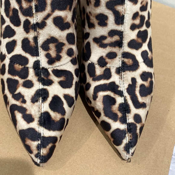 Steve Madden leopard print pointed boots - Picture 6 of 8